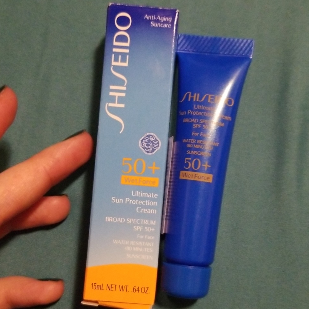 New Shiseido 50+ WetForce Sun Protection Cream - Picture 3 of 3